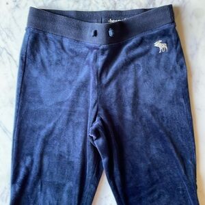 Abercrombie & Fitch Girls Velvet Joggers Size 15/16